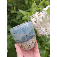 Set van 4 kopjes blauw