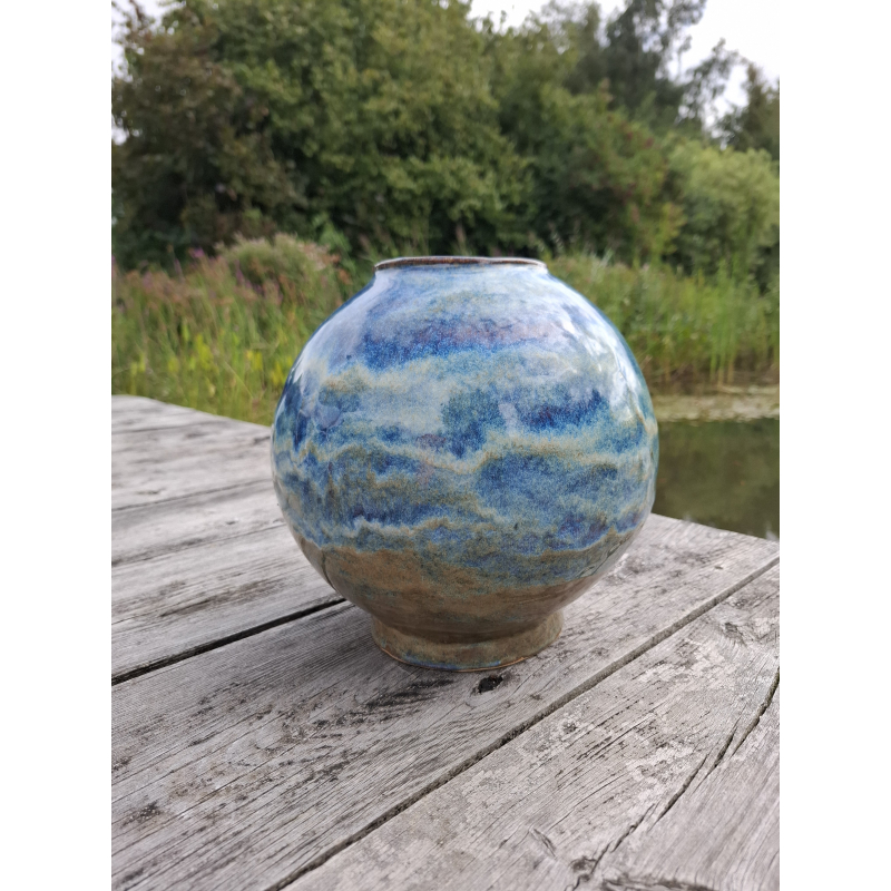 Vaas rond blauw