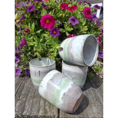 Set 4 kopjes lavendel