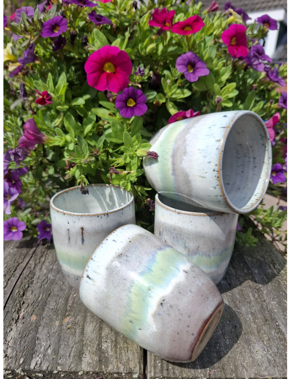 Set 4 kopjes lavendel